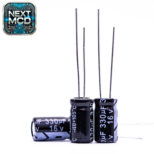 10x 330uf 16v - 16v, radial