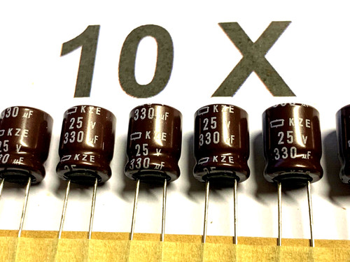 330uf 25v 105 - 20%,, 105°