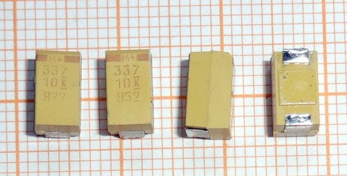 Kondensator tantal smt - kondensator, smt/smd