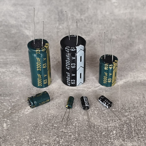 10uf 4700uf 63v elko - 10uf-,