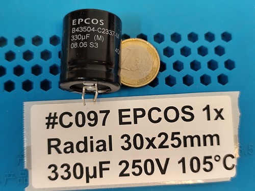 Epcos low esr - esr, 250v