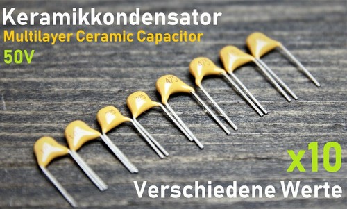 Keramik kondensator 50v nf - keramik, pf