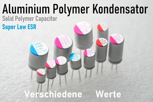 Elko polymer kondensator - polymer,