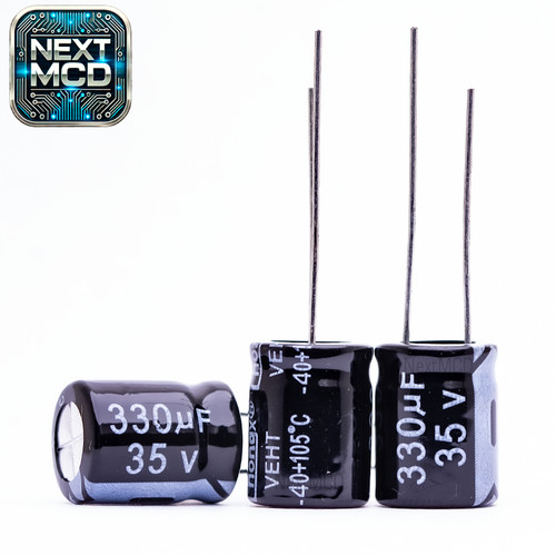 10x 330uf 35v elko radial - ,