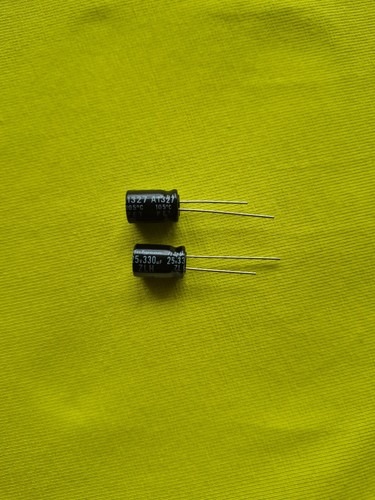 Rubycon 330uf 25v 105 - 25v, elko