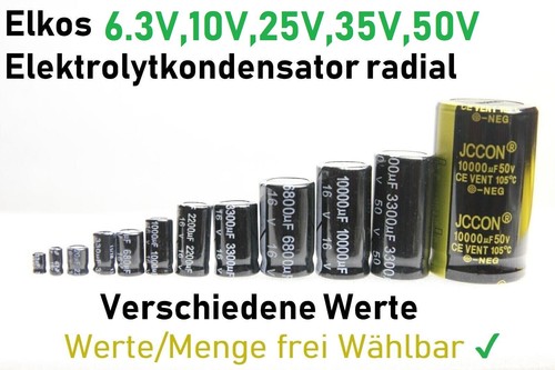 Elko kondensatoren elkos - elko,